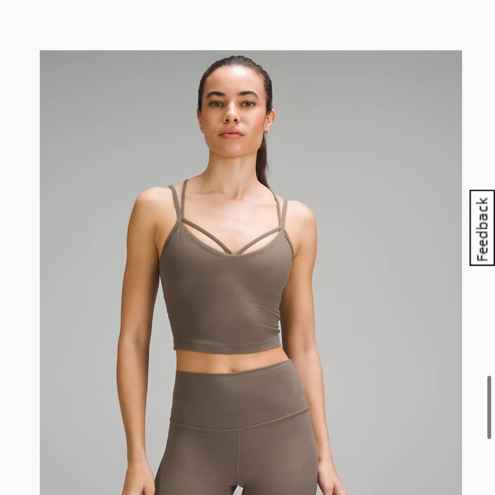 Lululemon Athletica Olive Strappy Tank Top